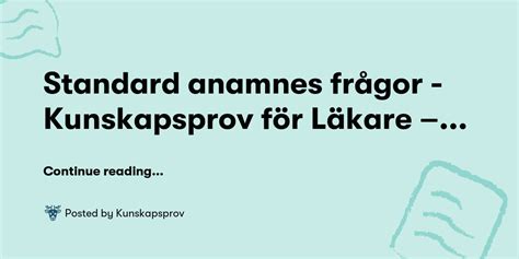 Anamnes frågor
